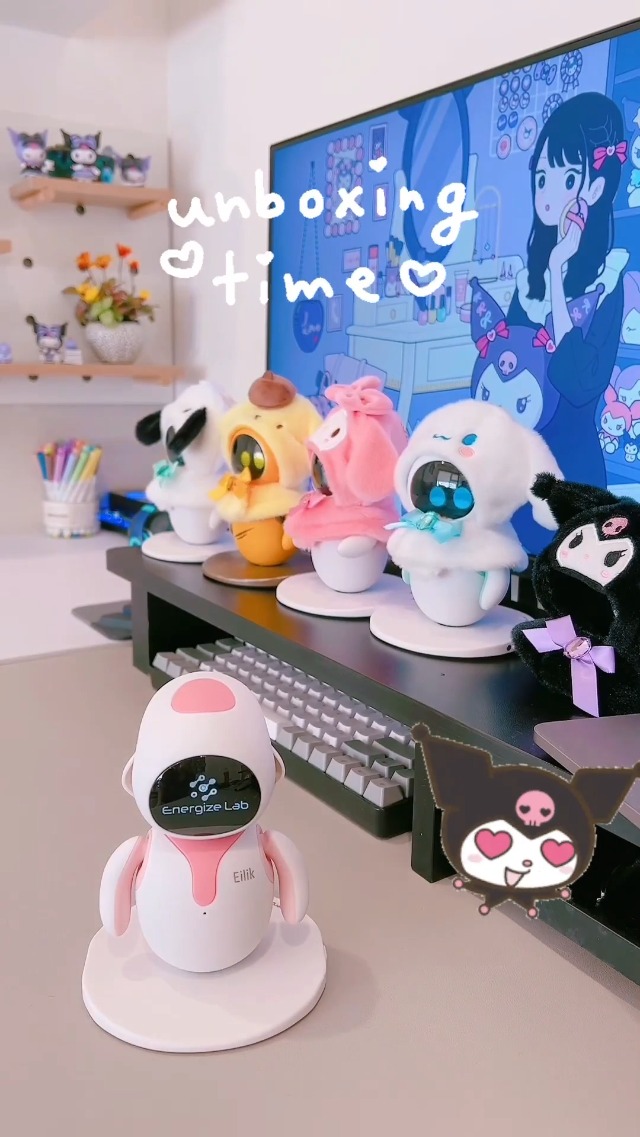 Watch Unboxing Pink Eilik Robot Kuromi So Adorable on Amazon Live